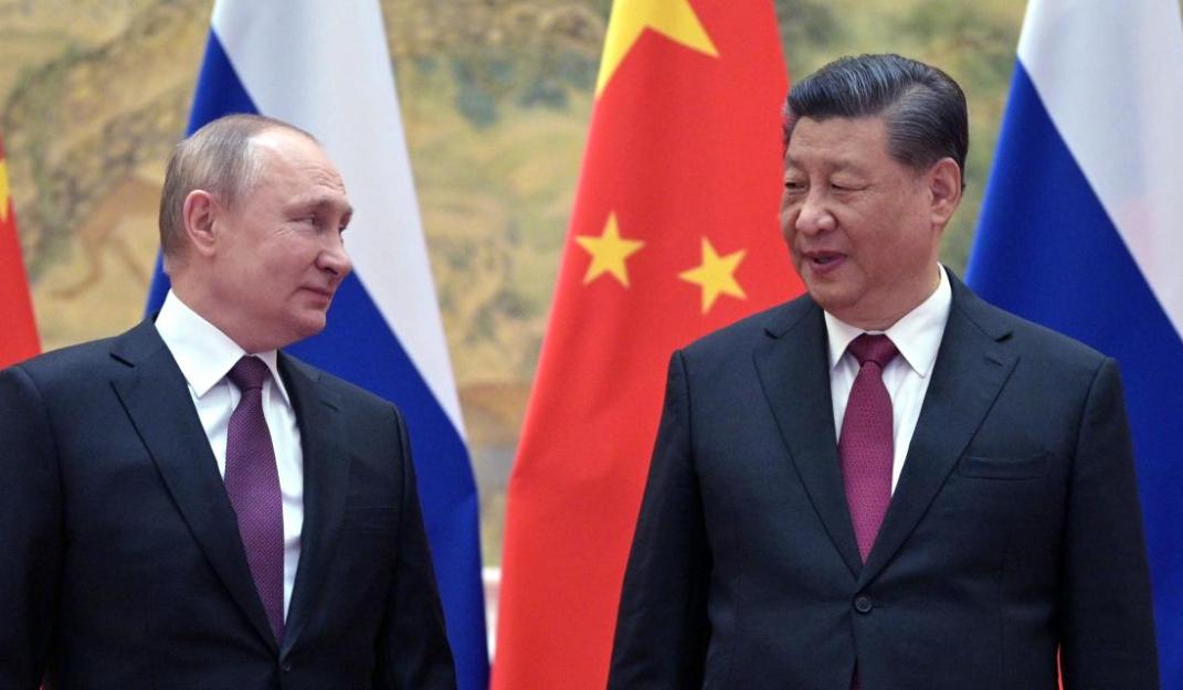 Source: Vladimir Putin and Xi Jinping in Beijing, Feb 4, 2022 ©Reuters