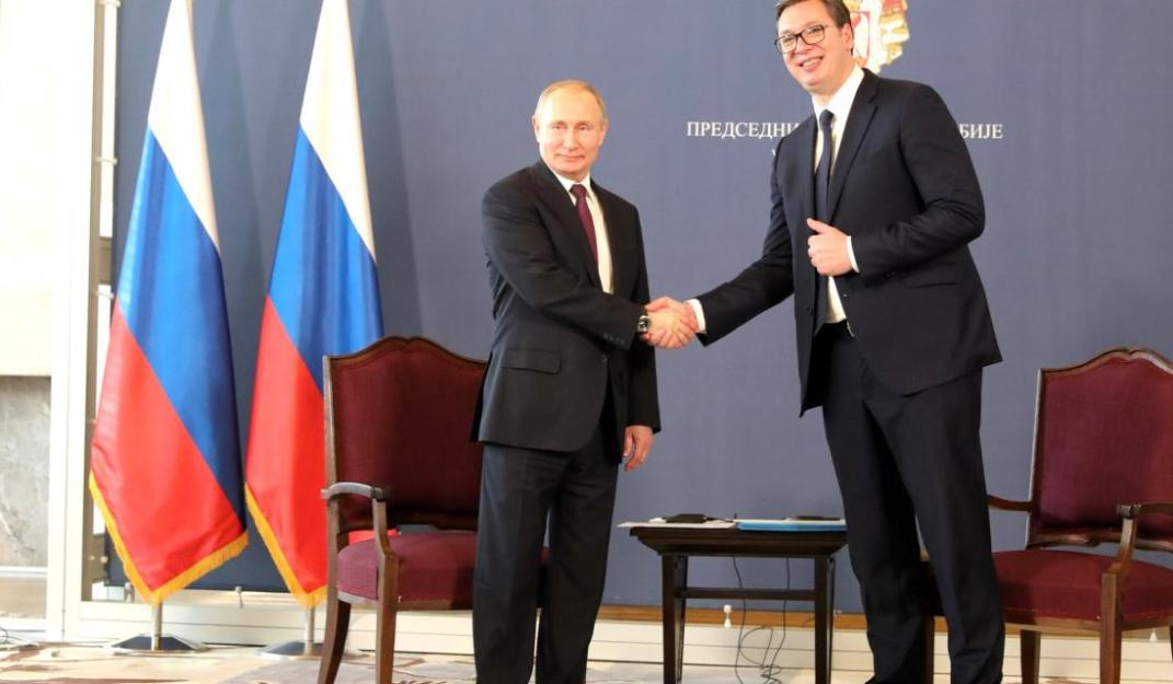 Source: Meeting of Aleksandar Vučić and Vladimir Putin on January 17, 2019 in Belgrade (Serbia) / Wikimedia Commons, www.kremlin.ru