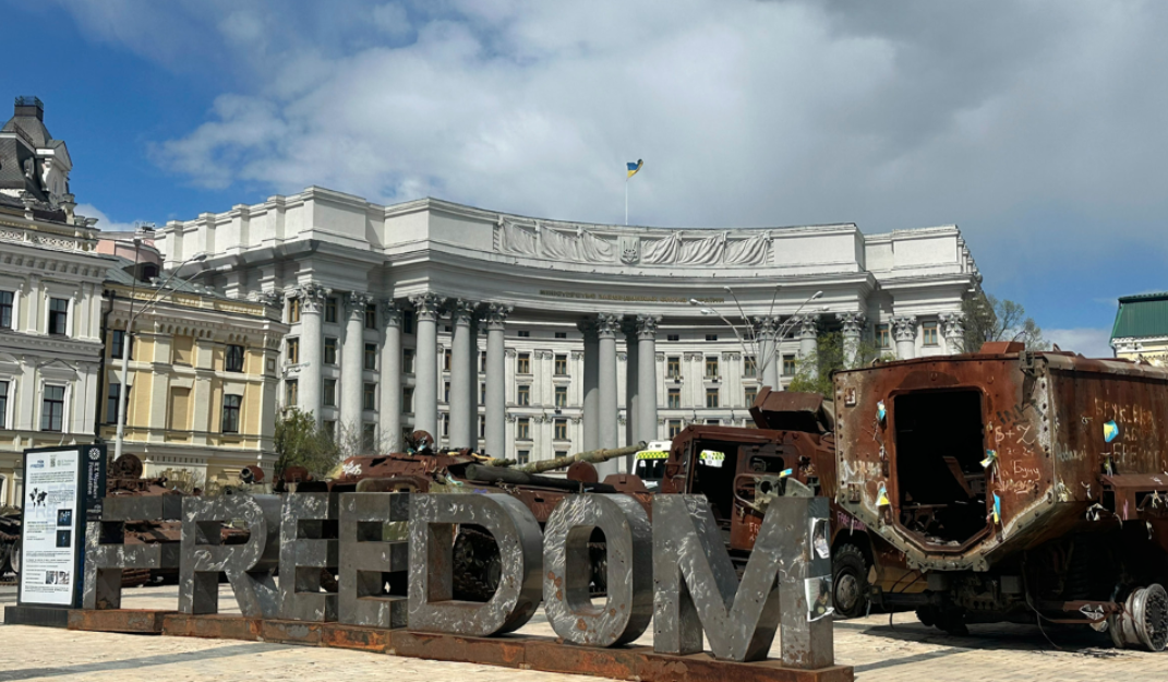 Kyiv, Saint Michael’s Square, 2026, Daryna Zhyvohliadova