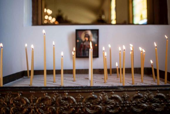 Orthodox Church candles