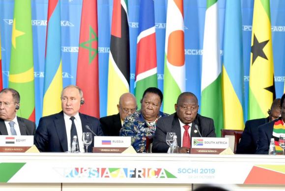 Source: President Cyril Ramaphosa during plenary session at the Russia-Africa Summit held in Sochi, Russian, GovernmentZA / Flickr