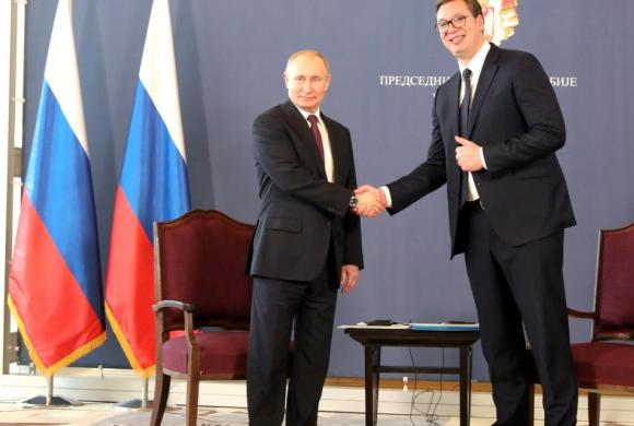 Source: Meeting of Aleksandar Vučić and Vladimir Putin on January 17, 2019 in Belgrade (Serbia) / Wikimedia Commons, www.kremlin.ru